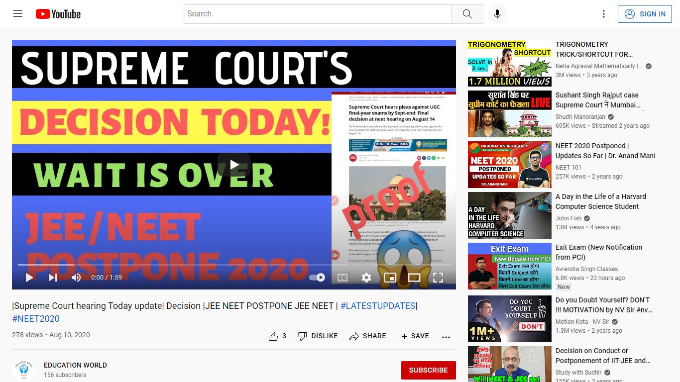 |Supreme Court hearing Today update| Decision |JEE NEET POSTPONE JEE ...